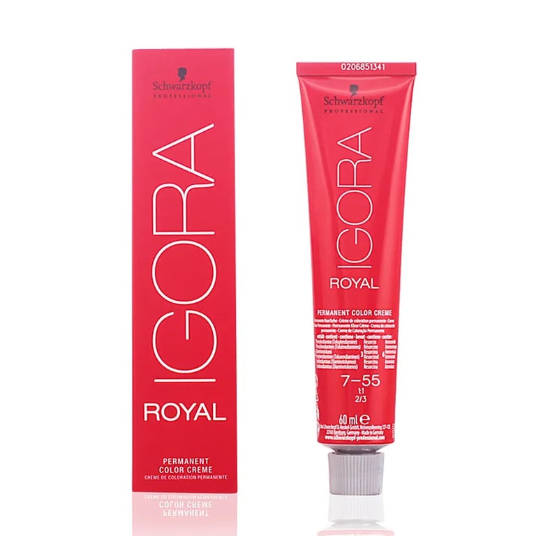 IGORA ROYAL 7-55 BLOND MOYEN DORÉ INTENSE