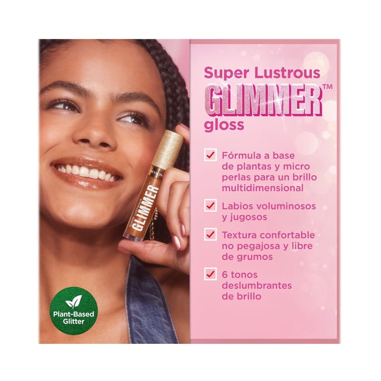 Super Lustrous Glimmer Gloss #05 Glazed Almond de Revlon