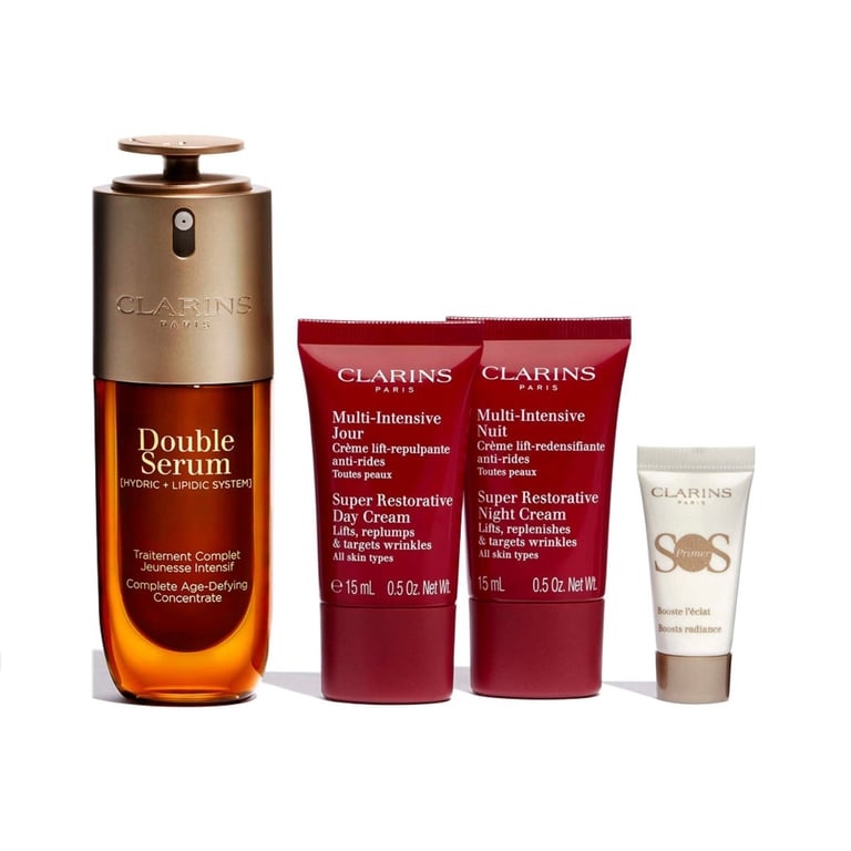 Double Serum y Multi-Activa Set 4 Piezas de Clarins