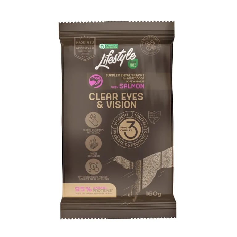 Snack Lifestyle Clear Eyes Vision Dog Adult Salmone