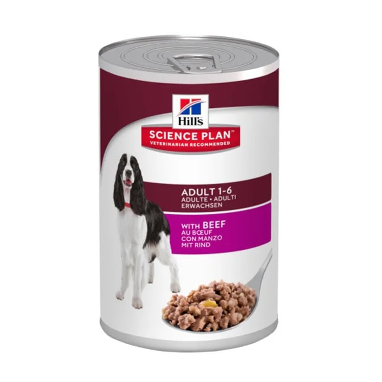 Science Plan Perro Adulto Lata Ternera 370g