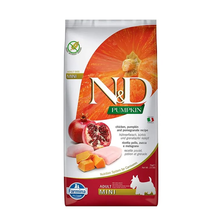 Hundefutter Adult MinI ND Kürbis Huhn