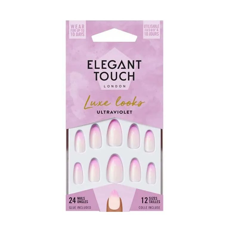 Luxe Looks Nails With Glue Short Stiletto Limited Ed #Ultra