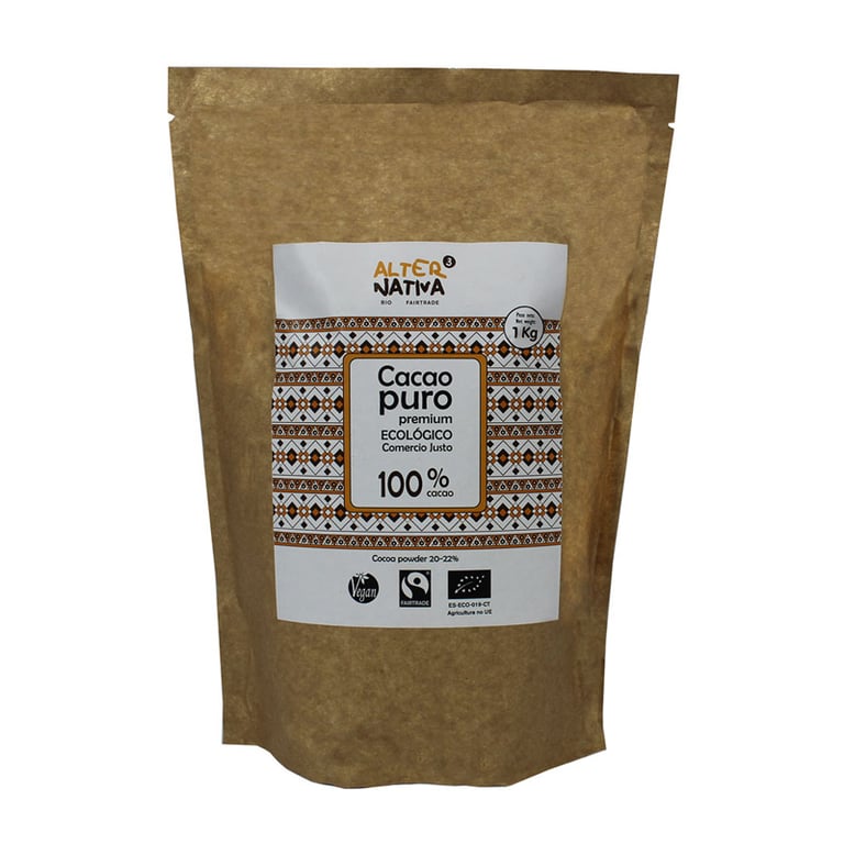 CACAO PUR PREMIUM BIO 1000g de Alternativa3