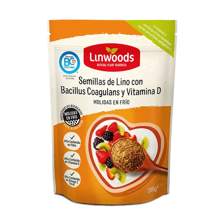 SEMILLAS DE LINO CON BACILLUS COAGULANS Y VITAMINA D