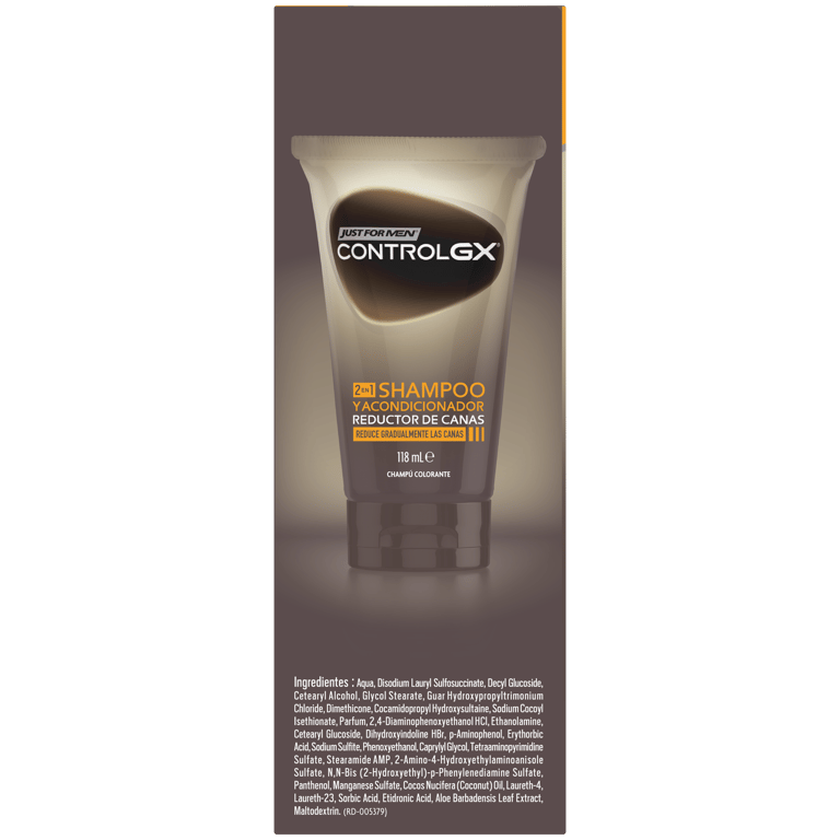 ControlGX 2 In 1 Shampoo & Spülung zur Reduzierung grauer Haare 118 ml von Just For Men