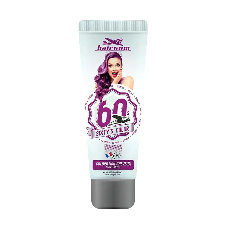 Sixty'S Color Hair Color #Violet