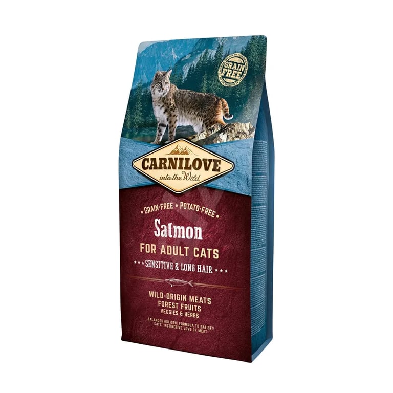 Futter für erwachsene Katzen Lachs