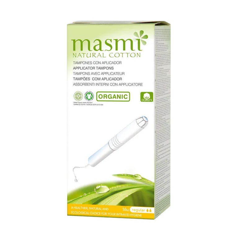 TAMPONES MASMI NATURAL COTTON REGULAR