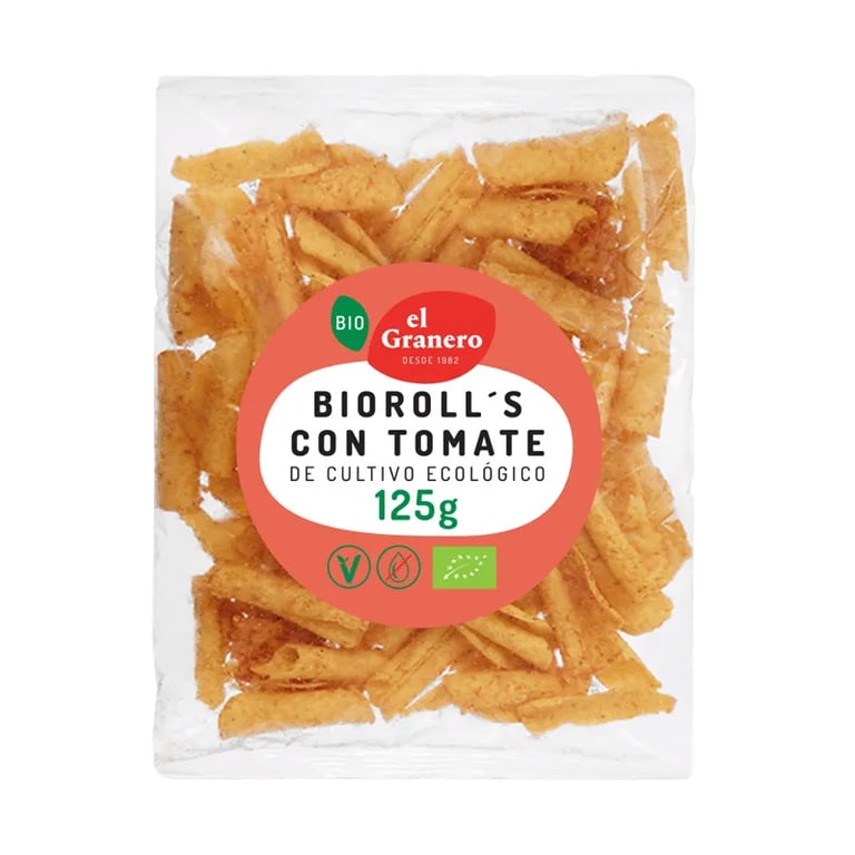 Nachos Biorolls Con Tomate Bio