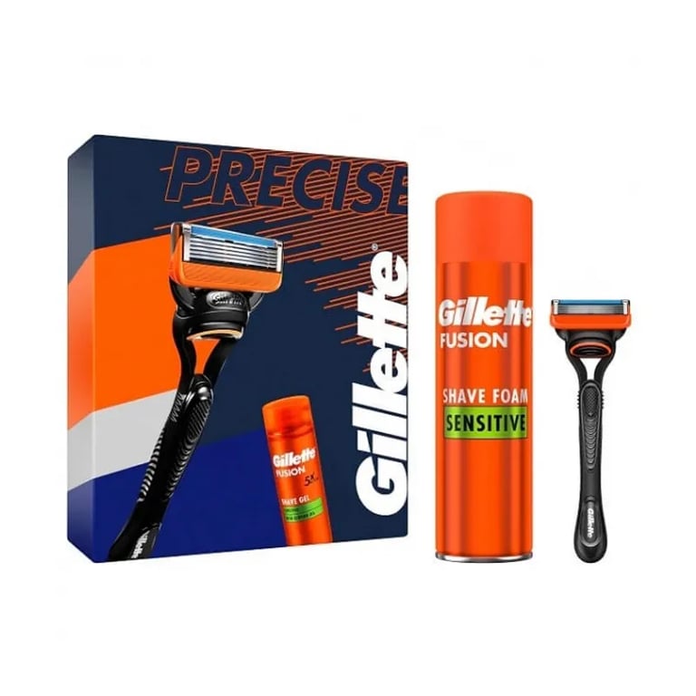 Rasoir Gillette Fusion5 + Gel à Raser 200 ml