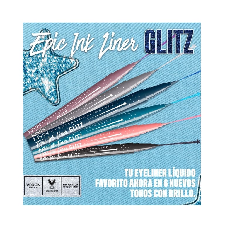Epic Ink Liner Glitz Waterproof #Shimmer Stitch de Nyx - imagen 6 de 9