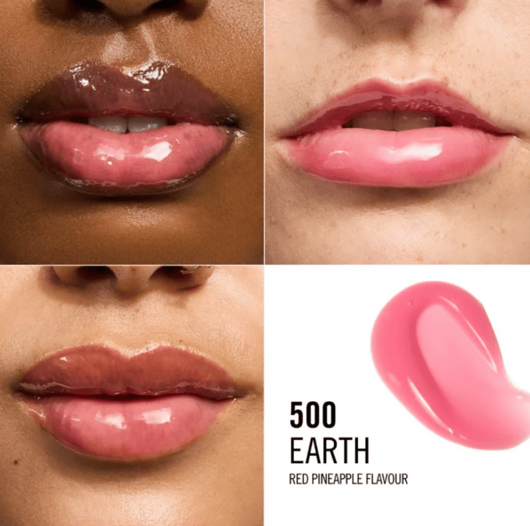 Maya Jama Glassy Gloss #500 Earth de Rimmel London