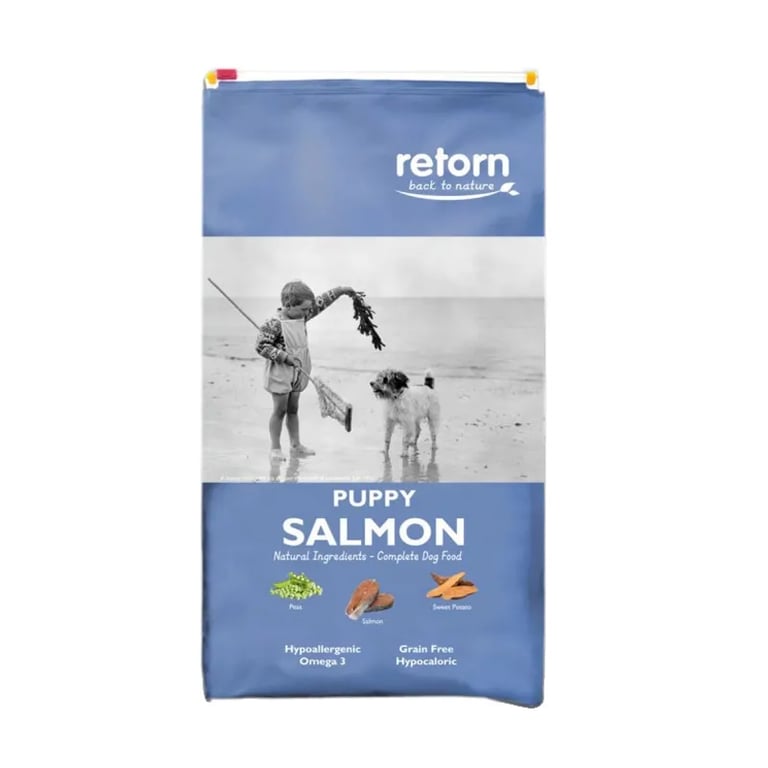 Croquettes Naturelles Pour Chiots au Saumon