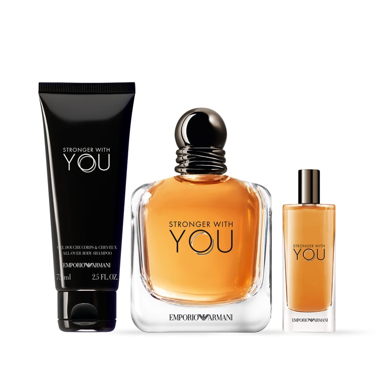 Stronger With You EDT 100 ml Set 3 Pièces de Armani