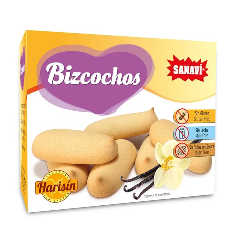 Bizcochos Vainilla Sin Gluten
