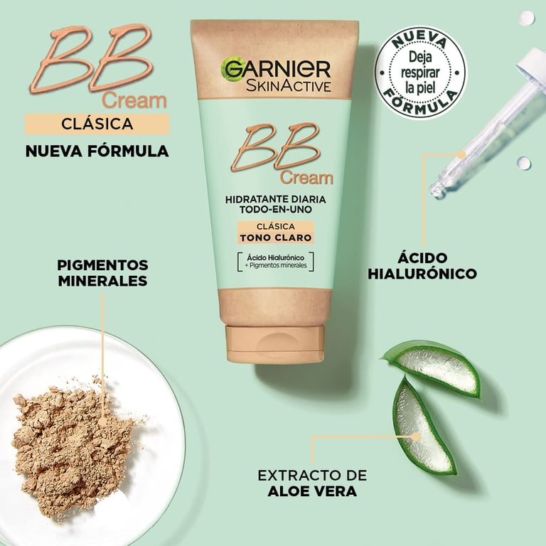 Skin Naturals Bb Cream Classic #Light 50 ml de Garnier