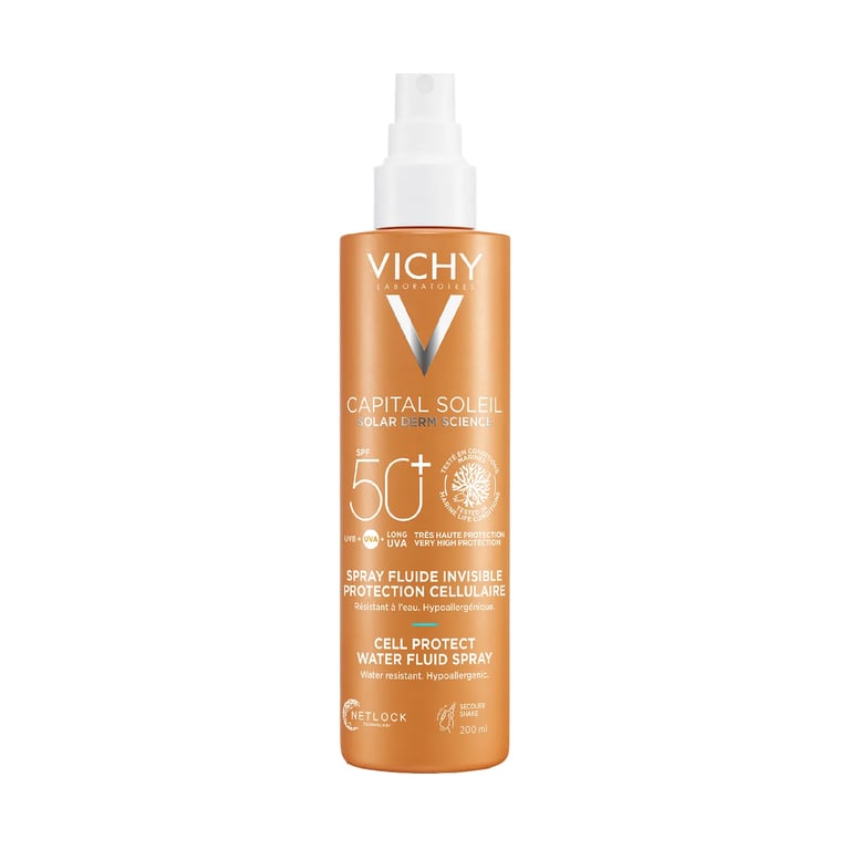 Capital Soleil Spray Vloeibaar Onzichtbaar Celulaire Bescherming Spf50+