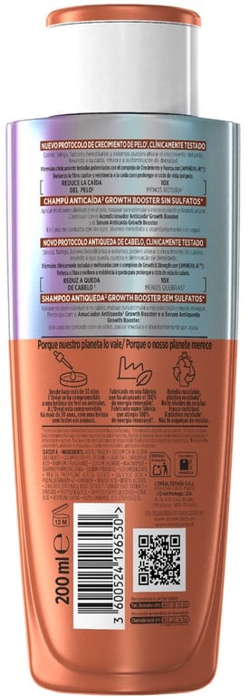 Elvive Growth Booster Champú Anticaída 200 ml de Elvive