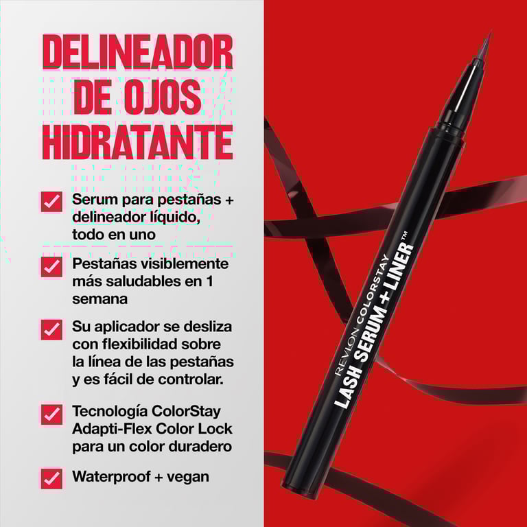 Colorstay Lash Serum + Liner Black von Revlon