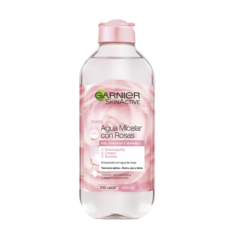Skinactive Eau Micellaire Eau de Rose 400 ml de Garnier - imagen 3 de 6