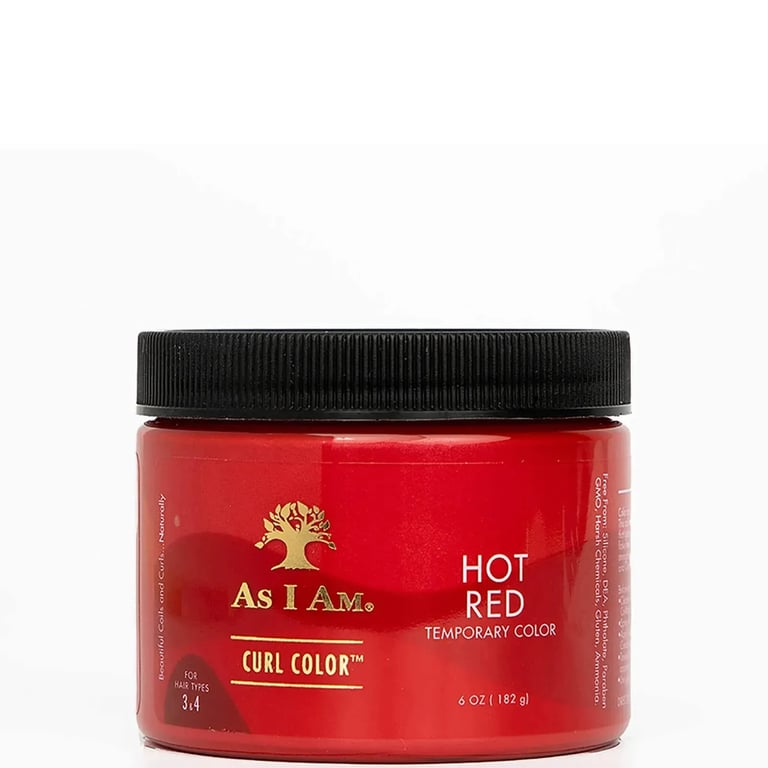 Curl Color Hot Red