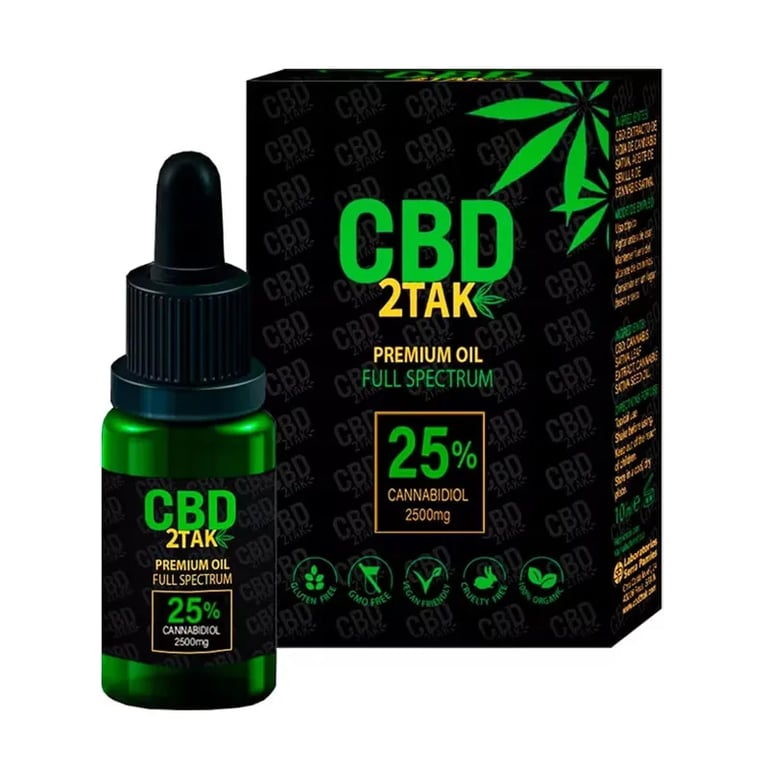 Aceite CBD 2TAK Premium 25%