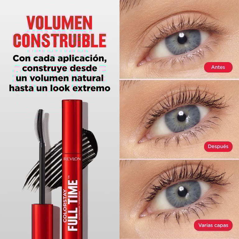 Colorstay Full Time Waterproof Máscara Black von Revlon
