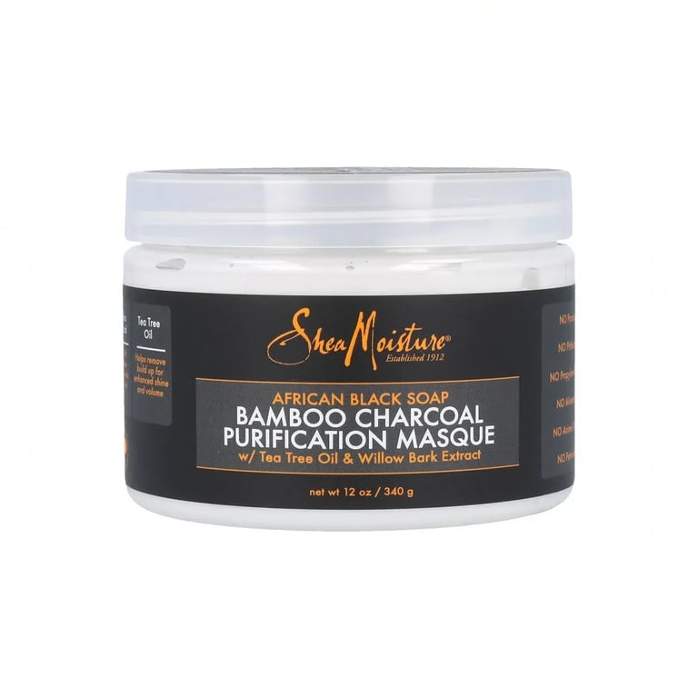 Shea Moisture African Black Soap Bamboo Charcoal Mascarilla