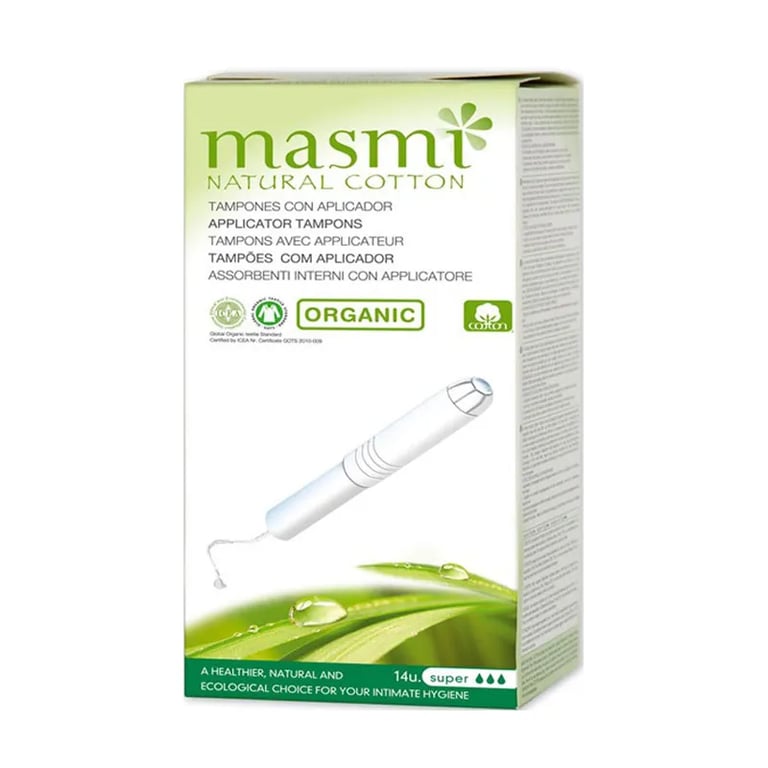 TAMPONES MASMI NATURAL COTTON SUPER