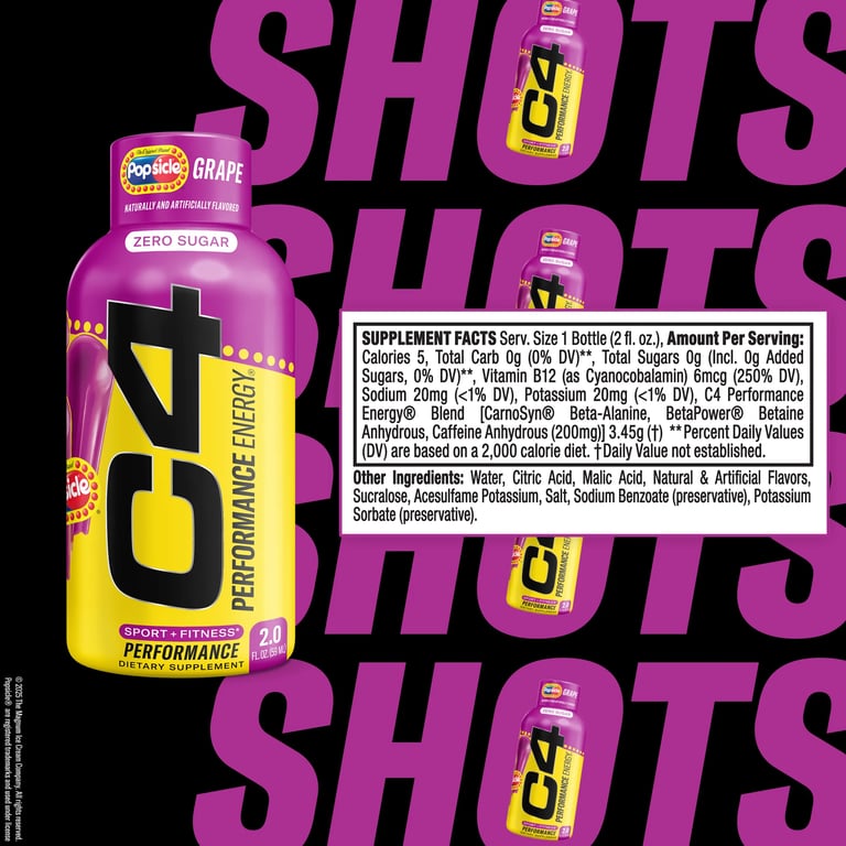Shots Pre-Entreno C4 Original - imagen 3 de 9