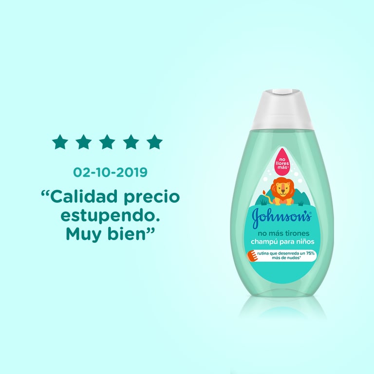 No More Tugging Children's Shampoo 500 ml von Johnson's Baby