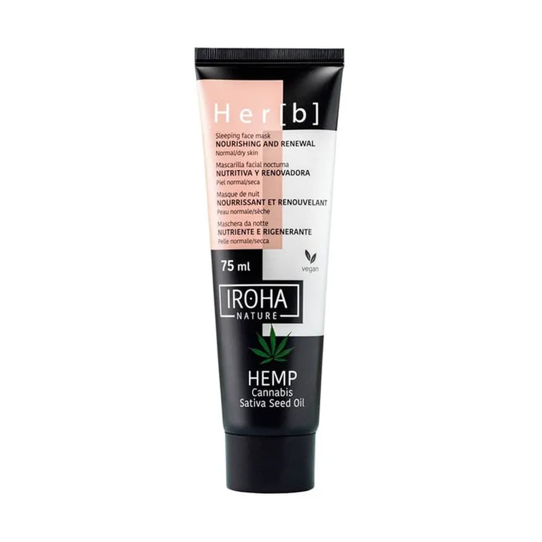 Masque Visage De Nuit Nourrissant Et Renouvelant Chanvre