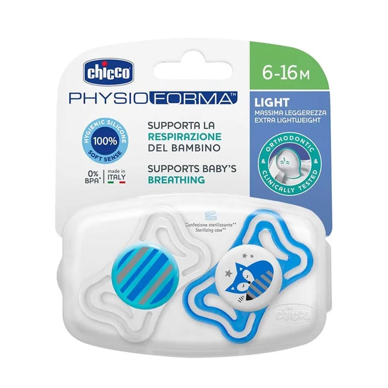 Schnuller Physio Form Light Silikon 6-16M