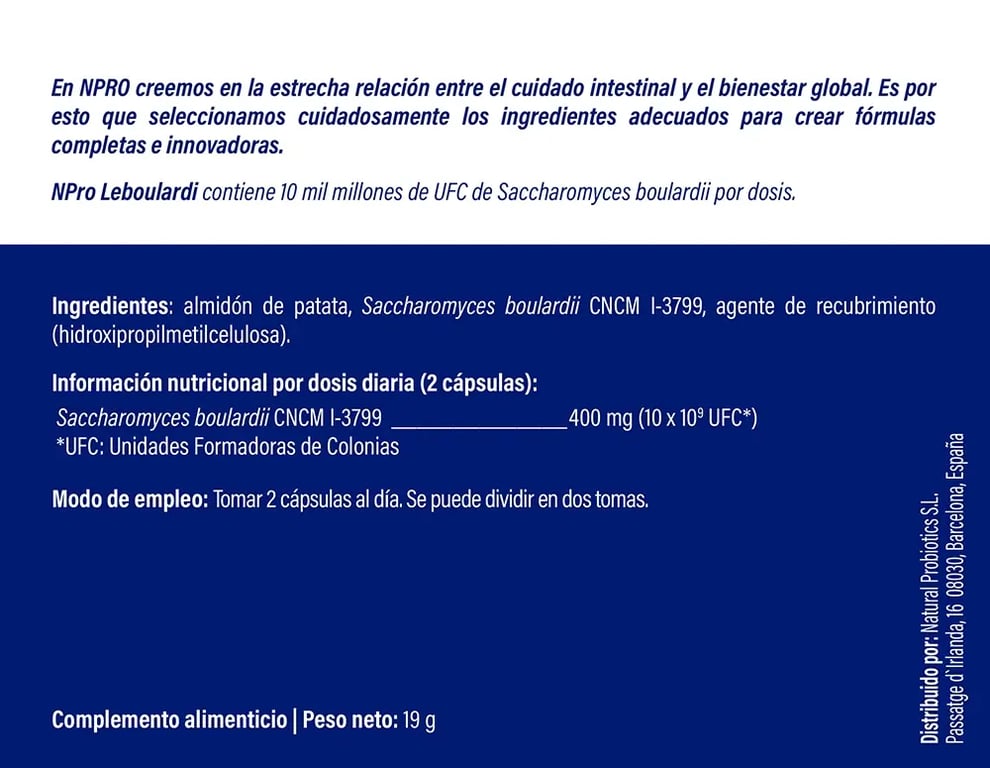 Leboulardi Probiótico - imagen 3 de 4