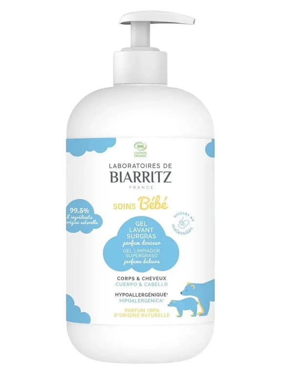 Parfümiertes Baby Duschgel Bio