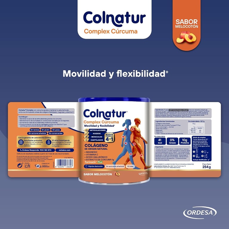COLNATUR COMPLEX COLÁGENO CON CÚRCUMA 250g - imagen 6 de 6