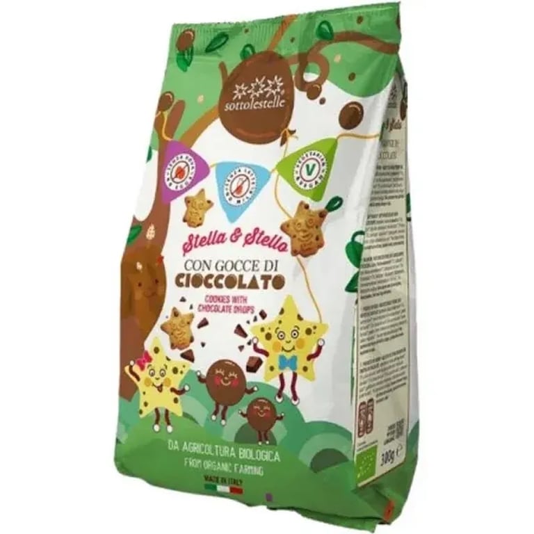 Biscuits Chips Choco Stella & Stello Bio