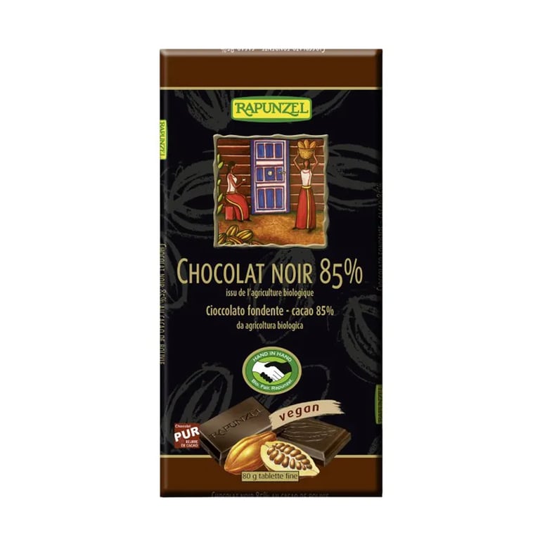 Tafel Schokolade 85% Bio-Kakao