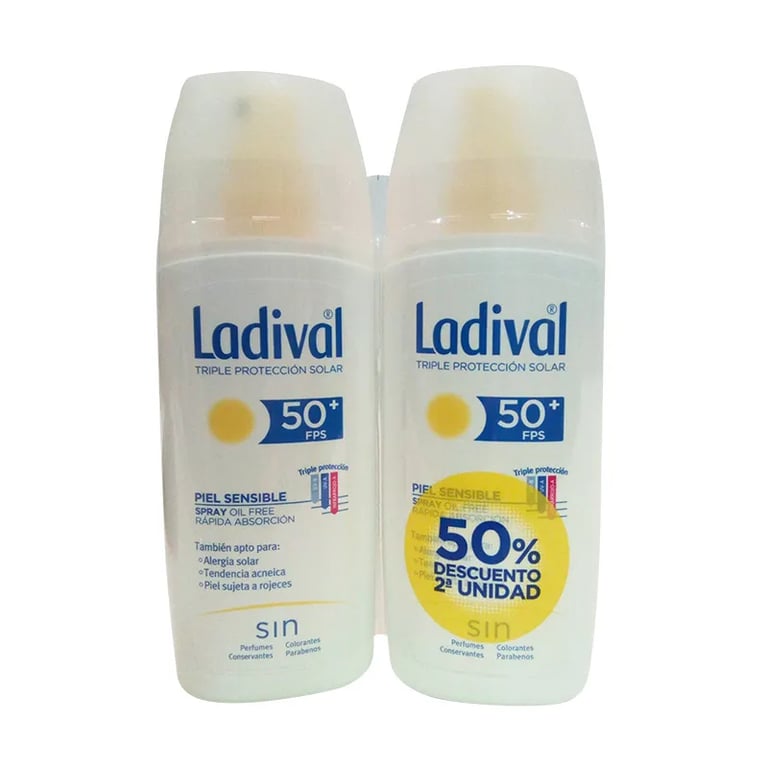 SPRAY PROTECTOR PIEL SENSIBLE RÁPIDA ABSORCIÓN SPF50+ 2ª UD 50% DTO
