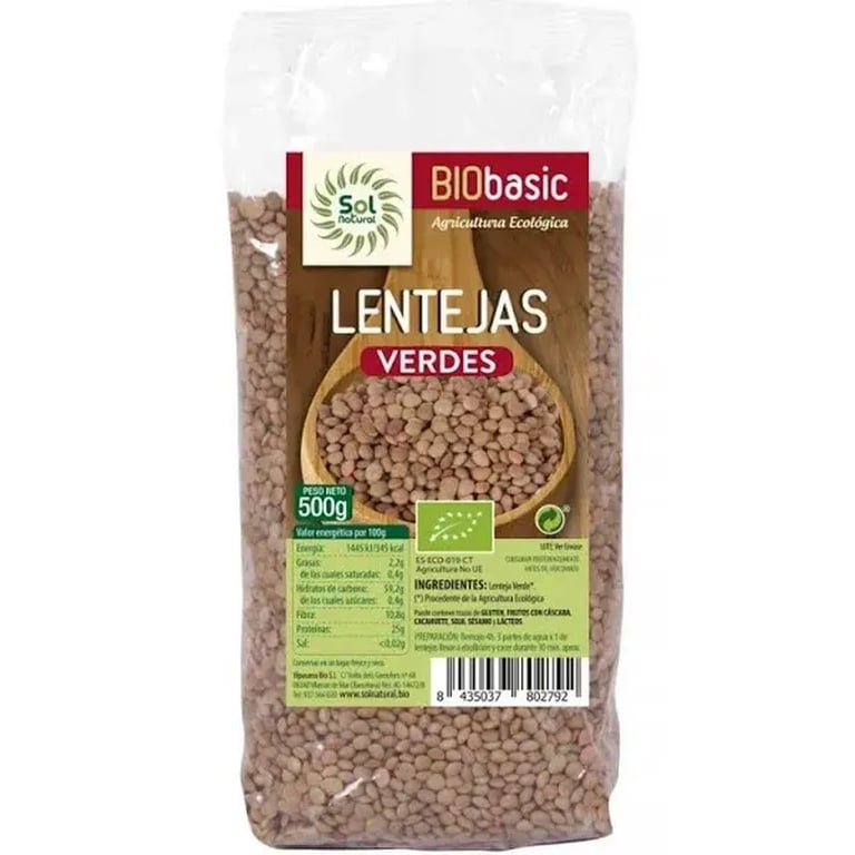 Lentilles Vertes Bio