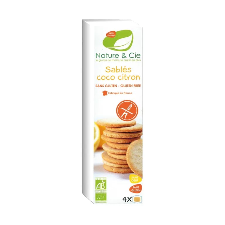 Galletas De Coco Y Limón Sin Gluten Bio