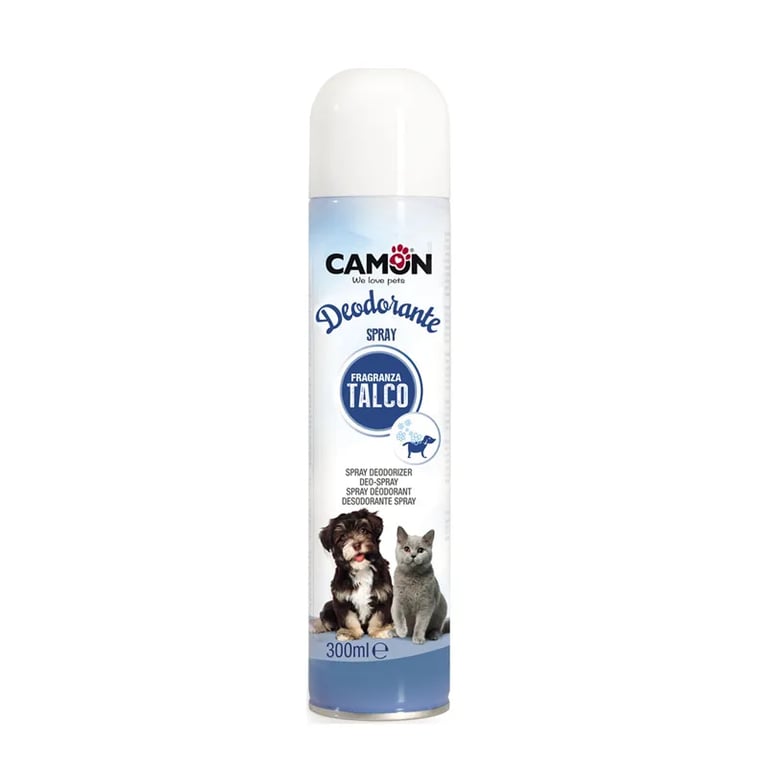 Deo-Spray mit Talkum.