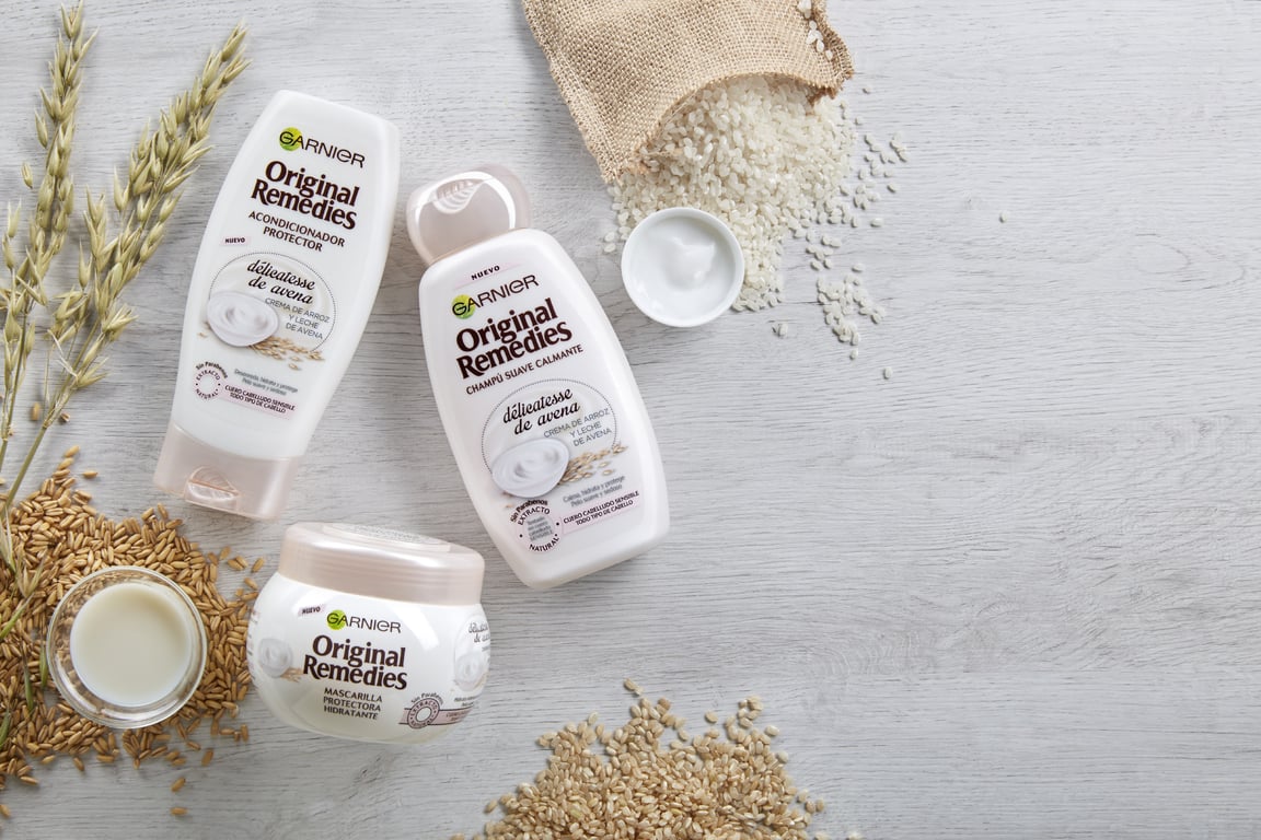 Original Remedies Shampoo Delicatezza d’Avena 300 ml di Garnier - imagen 7 de 12