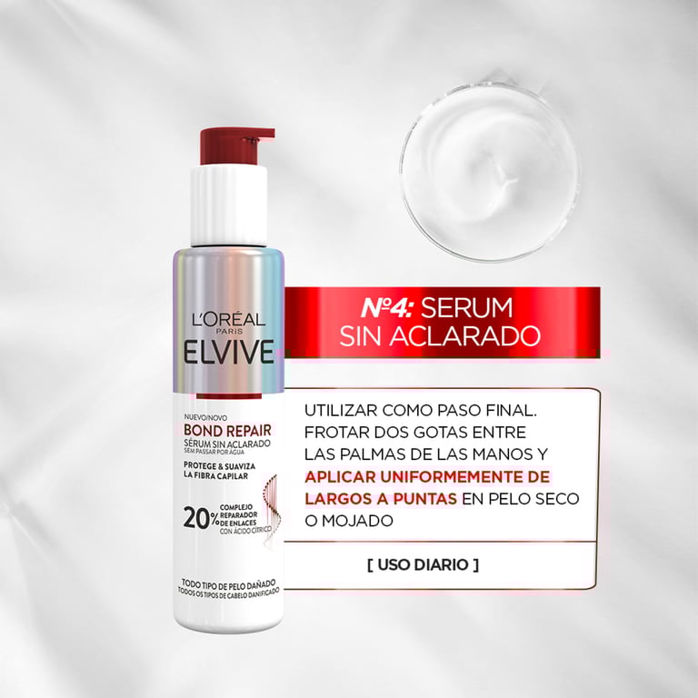 Bond Repair Serum Senza Risciacquo Protegge Addolcisce 150 ml di Elvive