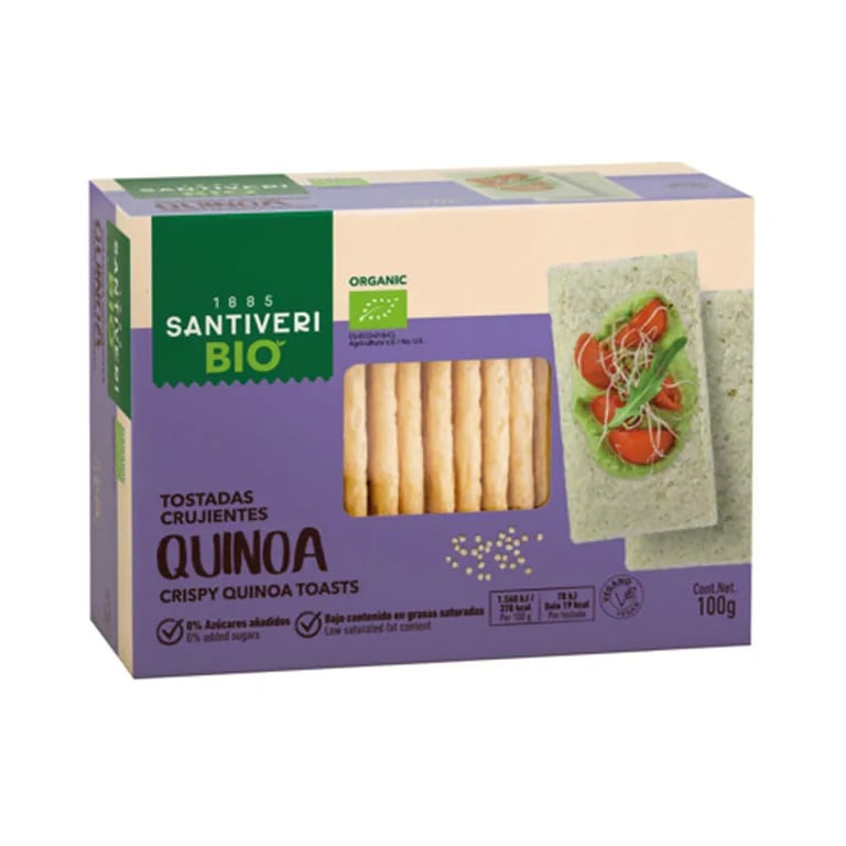 Biscottes Légères Au Quinoa Bio