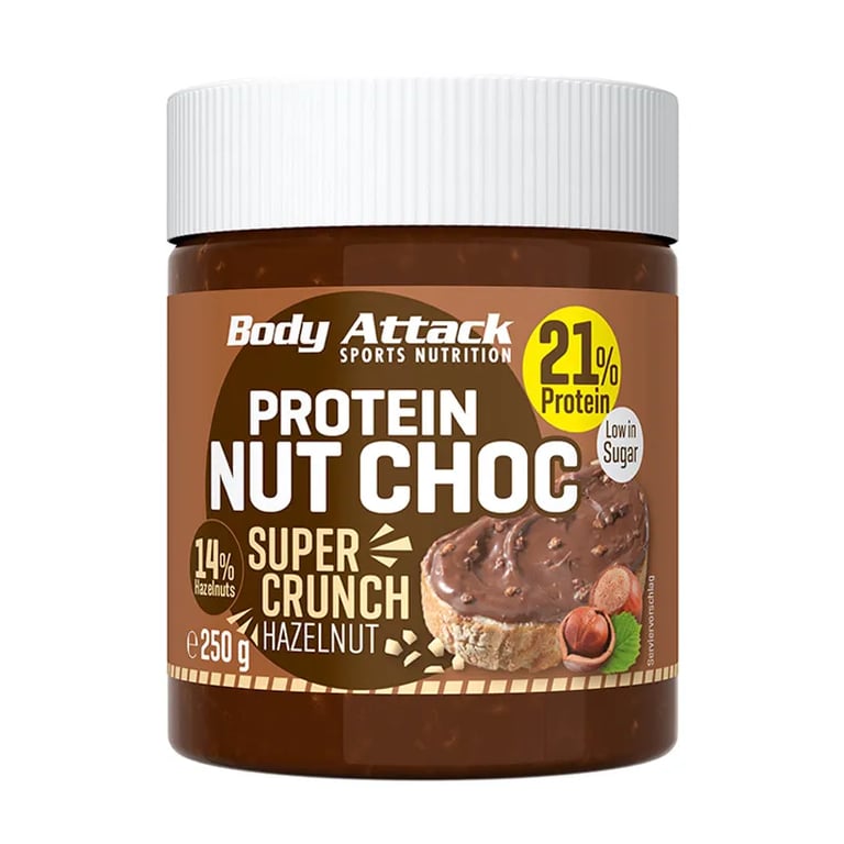 Protein Nut Choc Super Crunch Hazelnut