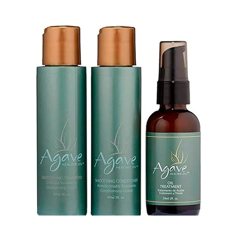 Agave Hair Lot Shampoing 89 Ml + Après-Shampooing 89 Ml + Huile