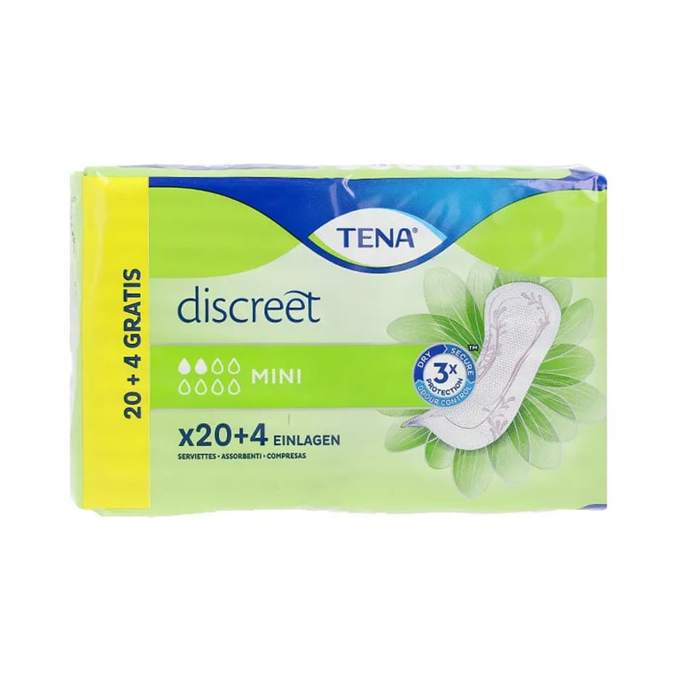 Discreet Serviettes Incontinence Mini