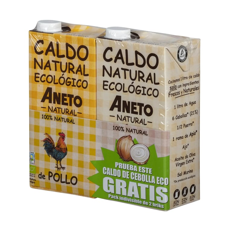 Pack Kipbio Bouillon 1 L + Uienbio Bouillon 1 L